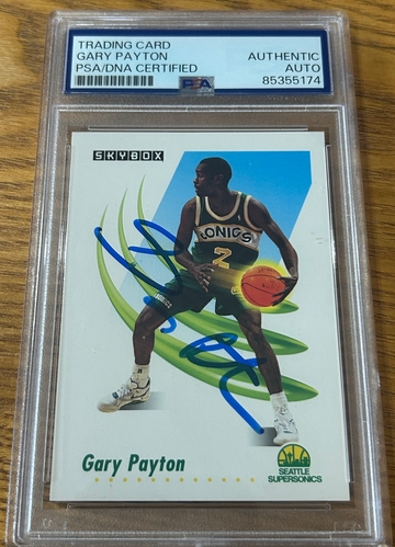1991 Skybox Gary Payton PSA/DNA Auto