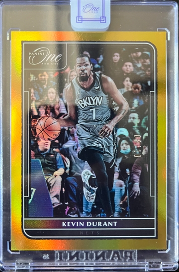 2021 Panini One And One GOLD /10 Kevin Durant #2 Panini Encased