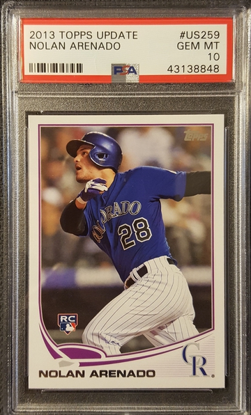 2013 Topps Update Nolan Arenado Rookie PSA 10
