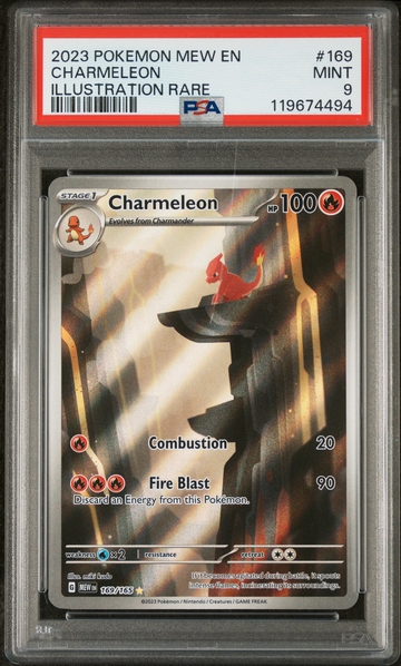 2023 Pokemon #169/165 Charmeleon Illustration Rare PSA 9