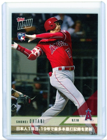 2018 Topps Now #697J Shohei Ohtani Japanese