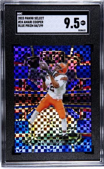 2023 Panini Select Blue Prizm Amari Cooper #24 /199 SGC 9.5