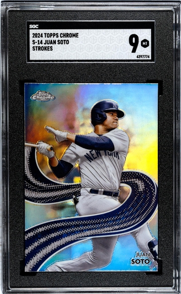 2024 Topps Chrome Strokes Juan Soto #S-14 SGC 9