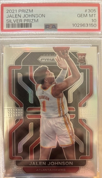 2021 Panini Prizm Jalen Johnson Silver Prizm