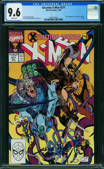 X-MEN #271, CGC 9.6 NM+