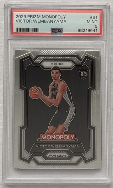 2023 Prizm Monopoly Victor Wembanyama RC PSA 9
