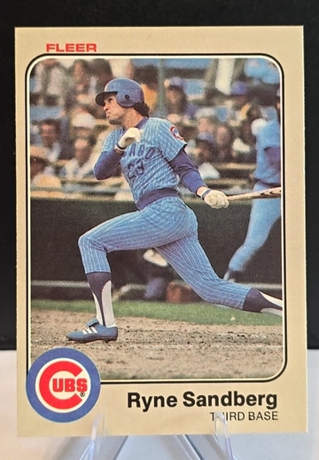 1983 Fleer #507  Ryne Sandberg  Rookie - HOF  Chicago Cubs   602🔥⚾🔥
