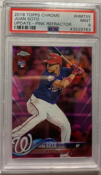 Juan Soto HMT55 Pink PSA 9