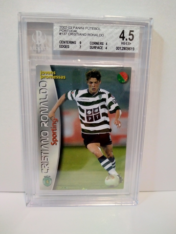 2002-2003 cristiano ronaldo megacraques BGS 4.5