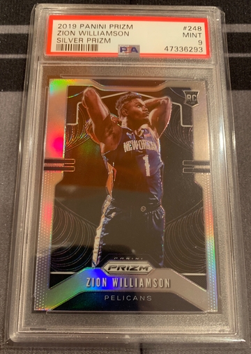Zion Williamson Prizm silver PSA 9