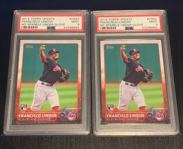 Francisco Lindor lot of 2