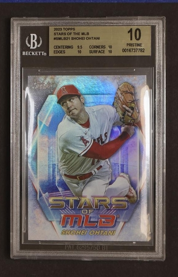 2023 Topps Stars of the MLB Shohei Ohtani #SMLB-21 BGS 10 Pristine