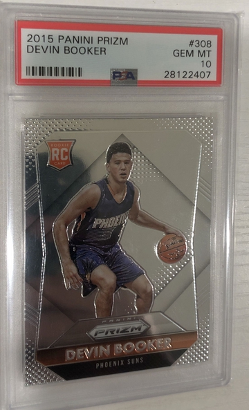 DEVIN BOOKER 2015 PSA 10 GEM MINT PANINI PRIZM