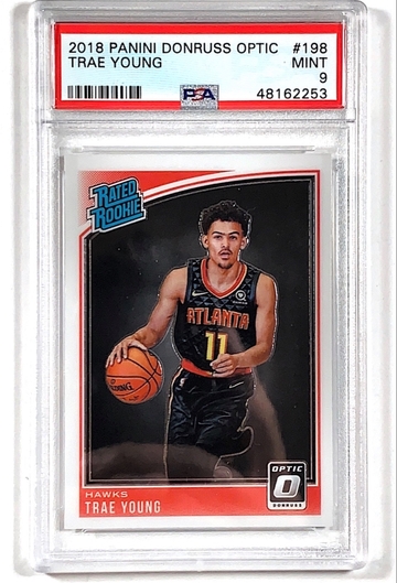 2018 Trae Young Optic RC Rookie PSA 9