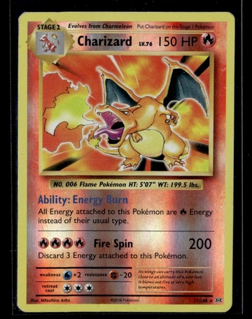 2016 Pokemon Pokémon 11/108 Charizard