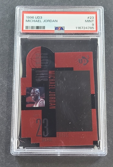 1996 UD3 #23 MICHAEL JORDAN PSA 9 MINT