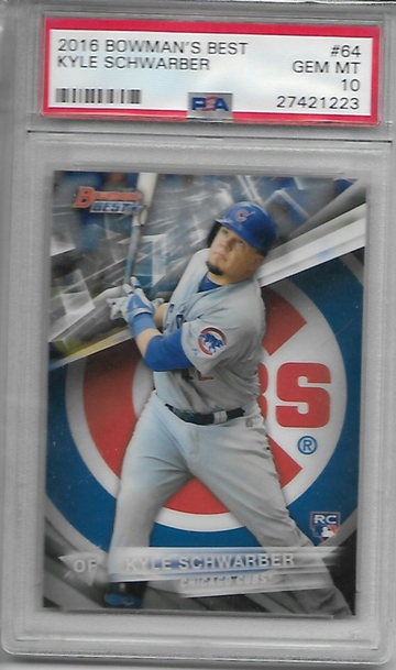 2016 Bowman's Best Kyle Schwarber PSA 10