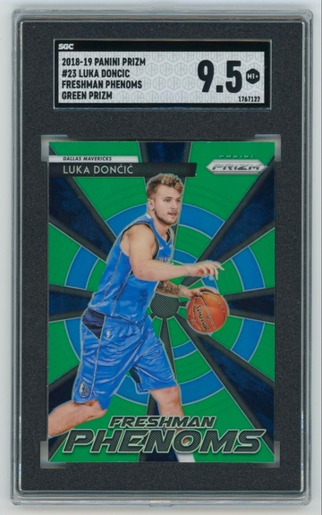 Luka Doncic Green Prizm RC