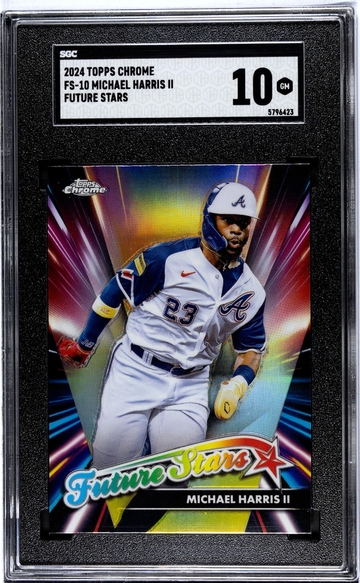 2024 Topps Chrome Future Stars Michael Harris II #FS-10 SGC 10