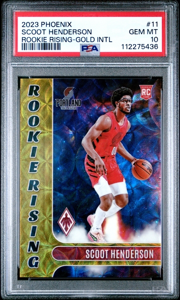 2023 Phoenix Scoot Henderson /10 Gold PSA 10