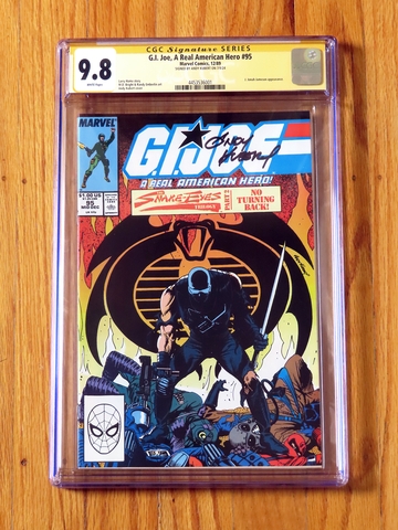 G.I. JOE ARAH #95 CGC SS 9.8 1989 Signature Series signed Andy Kubert HTF POP 7