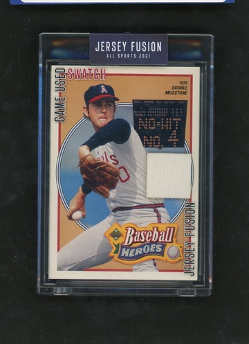 2021 Jersey Fusion Baseball Heroes Nolan Ryan #JF-NR76 Patch /15