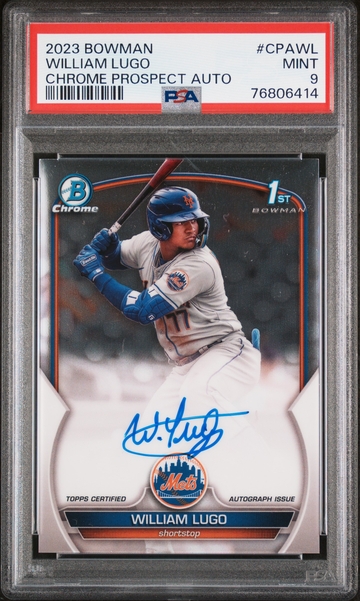 2023 Bowman #CPA-WL William Lugo PSA 9