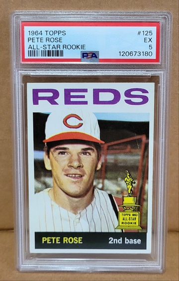 1964 Topps Pete Rose #125 - PSA 5 EX 2nd Year Reds