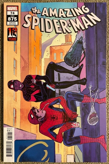AMAZING SPIDER-MAN #74 (2021) NM Sara Pichelli Miles Morales 10th Anniversary Variant