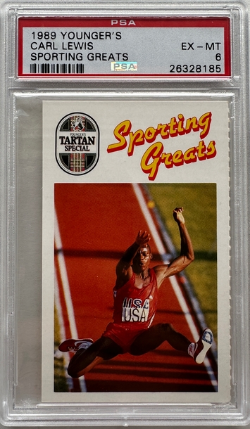 1989 Younger’s Tartan Special Sporting Greats Carl Lewis Track & Field HOF