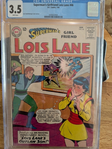 1964 DC Superman's Girl Friend Lois Lane #46 CGC 3.5 Shaffenberg Cover & Art 