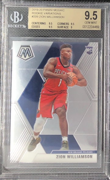 Zion Williamson 2019-20 Mosaic #209 Variation