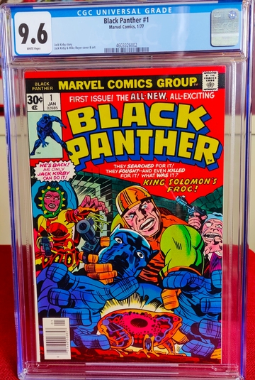 Black Panther #1 - CGC 9.6 - Jack Kirby Story and Cover art