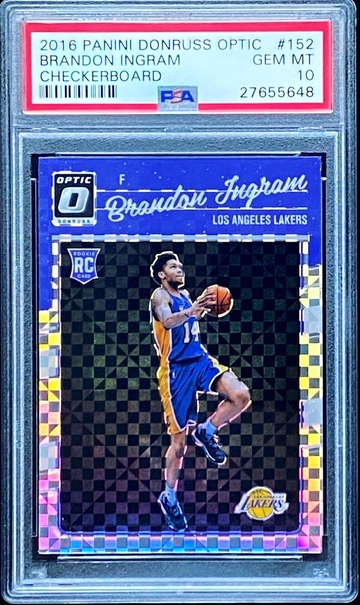 Brandon Ingram RC Checkerboard Prizm POP 6