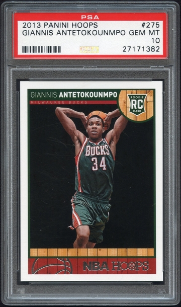 Giannis Antetokounmpo 2013 Hoops 275 PSA 10