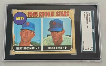 1968 Topps NOLAN RYAN RC #177 SGC 40 VG 3 (UNDERGRADED)