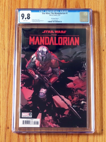 STAR WARS: THE MANDALORIAN #1 YU VARIANT COVER A CGC 9.8 2022 1:50 Incentive