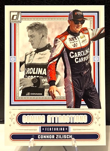 2025 Donruss Nascar  #1  Connor Zilisch  Coming Attractions  Rookie