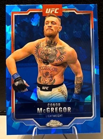 2025 Topps UFC Chrome SAPPHIRE  Conor McGregor  SP #101