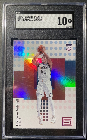 Donovan Mitchell 2017-18 Status #122 SGC 10