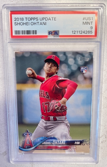 2018 Topps Update Shohei Ohtani PSA 9
