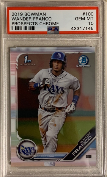 2019 Bowman Chrome Wander Franco PSA 10