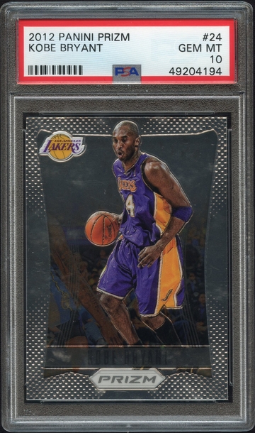 Kobe Bryant 2012 Prizm 24 PSA 10