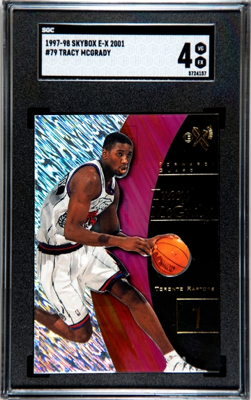 1997-98 Skybox E-X 2001 Tracy McGrady #79 SGC 4