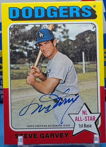 2024 Topps Heritage High Number Steve GARVEY 🔥 REAL ONE AUTOGRAPH 🔥 #ROA-SG