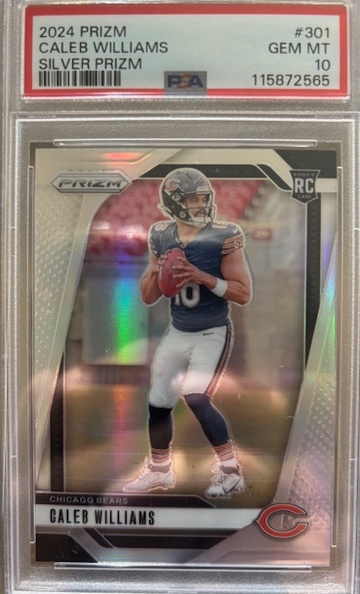 2024 Panini Prizm Caleb Williams Silver PSA 10