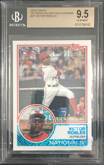 2018 Topps '83 Silver Pack Chrome Victor Robles RC