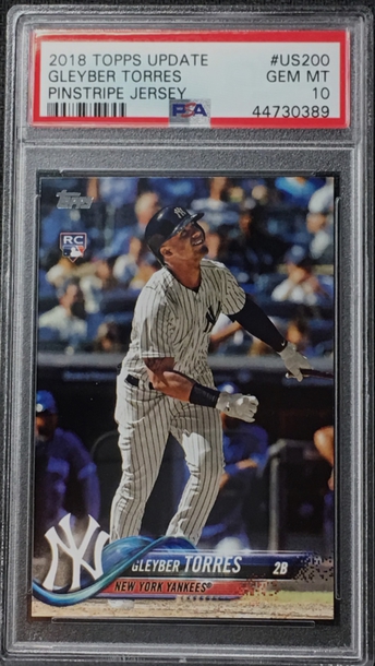 Gleyber Torres topps update rc #us200 psa 10