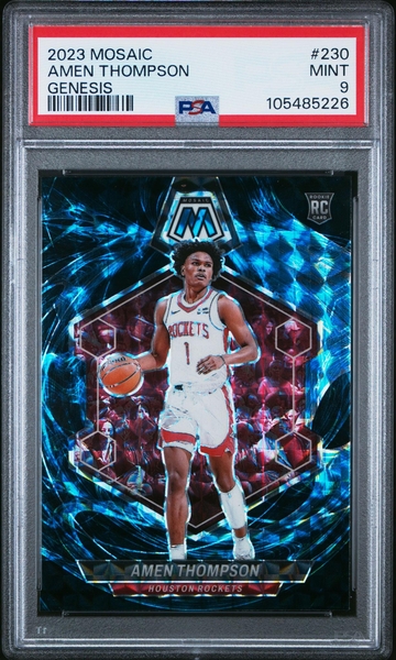 2023 Mosaic #230 Amen Thompson Genesis PSA 9