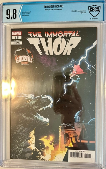 Immortal Thor # 15 9.8 NM/MINT Godzilla Variant Cover